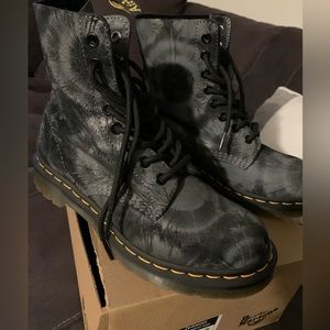 Dr. Marten’s 1460 Pascal Tie Dye Sued Combat Boot